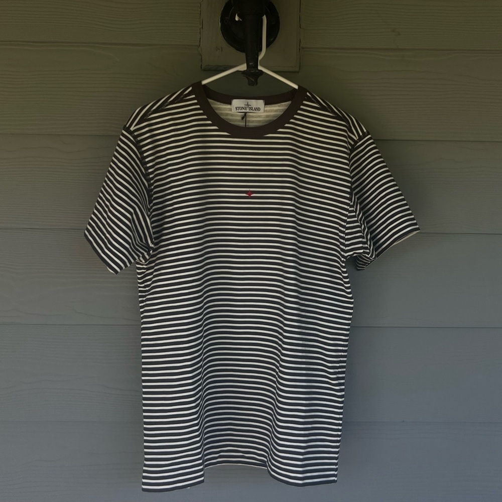Stone Island Marina Stripped T Shirt Tee